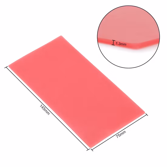 Placa base de ortodoncia dental Hojas de cera para uso general rojas